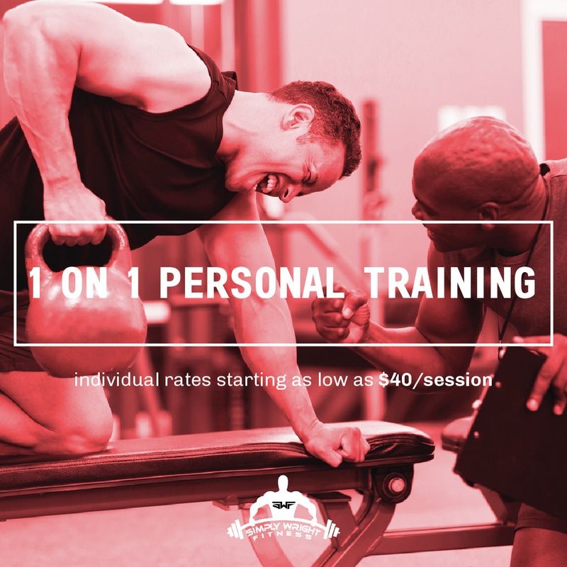 1-on-1 Personal Training @ Simply Wright Fitness